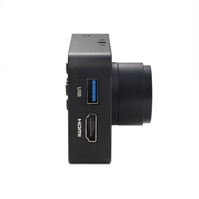 MOKOSE Cámara HDMI de 12MP 1080P USB HD Streaming Webcam, grabación 4K  @30FPS Industria C/CS-Mount Cámara con lente manual sin distorsión de 0.126  in